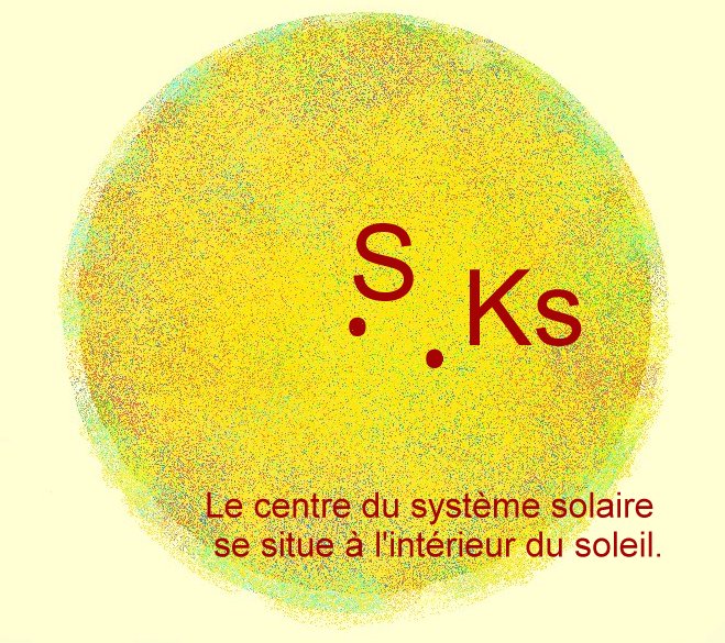 le centre du système solaire se situe � l'intérieur du soleil